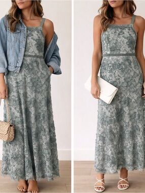 waffle knit henley maxi dress LONG SLEEVE HENLEY MAXI DRESS